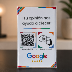 Google Reseñas QR + NFC