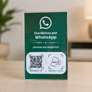 WhatsApp QR + NFC